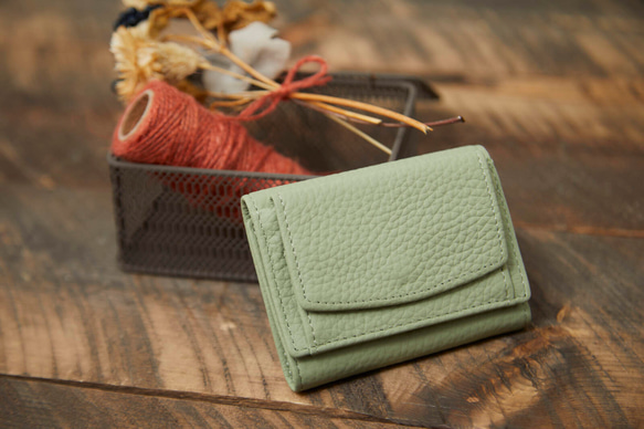 《限定ポイント7倍》15回目再販売 全10色 三つ折り財布 本革 ミニ財布 セカンド財布 小銭入れ ギフト サコッシュ 15枚目の画像