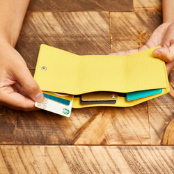 《限定ポイント7倍》15回目再販売 全10色 三つ折り財布 本革 ミニ財布 セカンド財布 小銭入れ ギフト サコッシュ 11枚目の画像