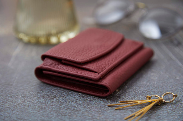 《限定ポイント7倍》15回目再販売 全10色 三つ折り財布 本革 ミニ財布 セカンド財布 小銭入れ ギフト サコッシュ 18枚目の画像