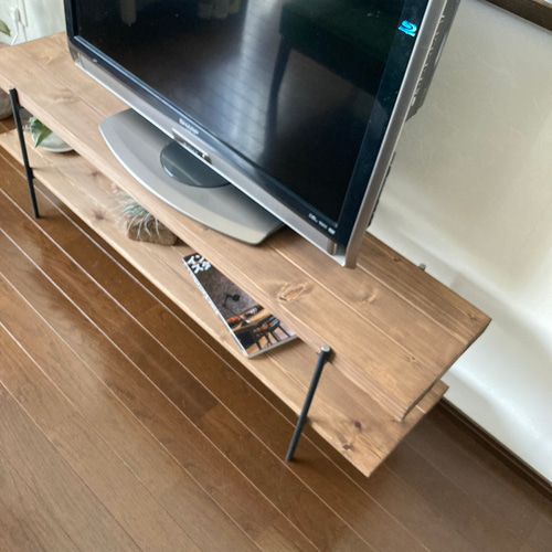 テレビ台 AVボード ハンドメイド120cmサイズ パイン無垢材 楽天市場】テレビ台 幅120 サイズオーダー 手作り 木 木製 北欧 無垢