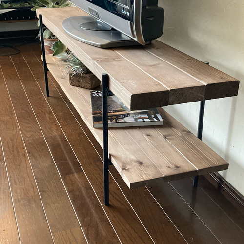 アイアンレッグ ソリッドボード120幅・ローボード・プランツ