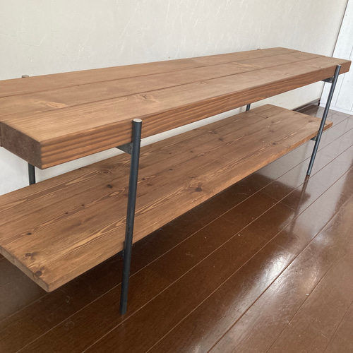 アイアンレッグ ソリッドボード120幅・ローボード・プランツ