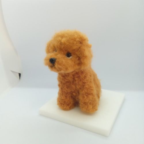 羊毛フェルト*トイプードル 羊毛フェルト keikoch 通販 17203448