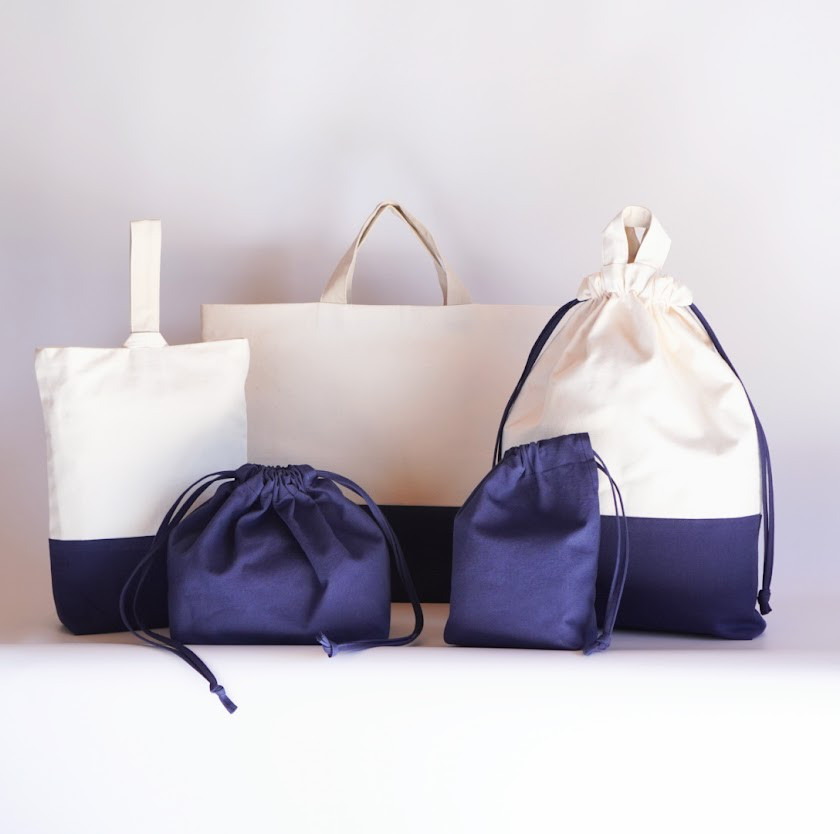 《ダークブルー》心踊る色とはじまる ライトキャンバスの入園入学５点セット