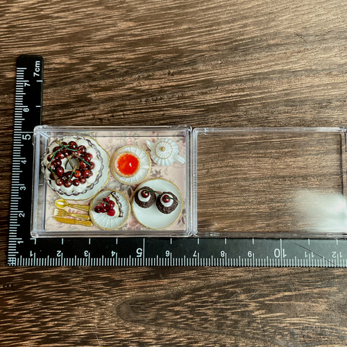 ダークチェリーのスイーツセット ミニチュアスイーツ その他雑貨