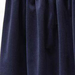 【即納】コーデュロイ ギャザースカート（ダークネイビー）紺 ネイビー 7枚目の画像