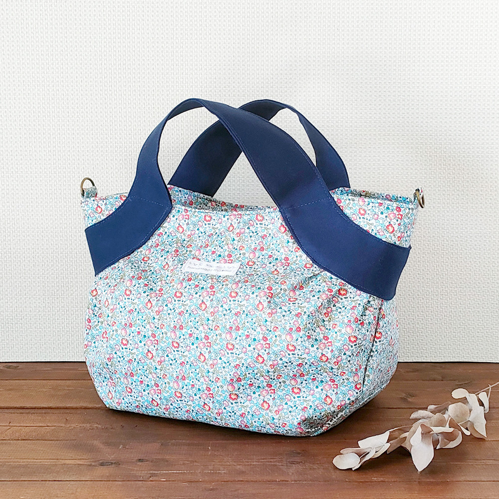 バルーントートバッグ　Mサイズ　リバティ　エロイーズ　＜イギリス現地購入生地使用＞　3860