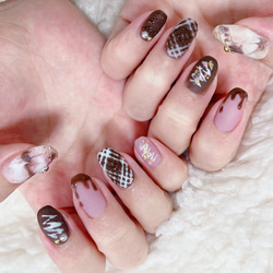 チョコ。 ネイルチップ 715de12efd520600c5313908823472