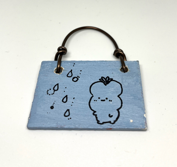 ガーデンプレート　コノフィツム　雨　ガーデン雑貨　【送料無料】 3枚目の画像