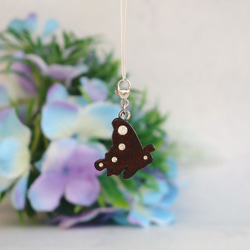手工木製吊飾 蝴蝶 墜子 禮物訂製 第2張的照片