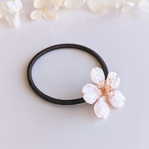 Everpink. 本物の桜 厳選したお花で仕上げる桜のヘアゴム／髪飾り
