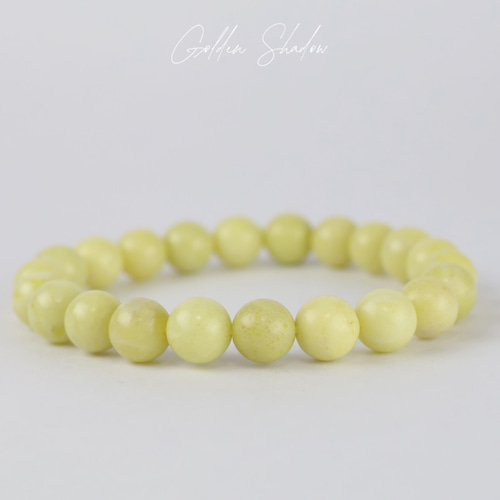 命の源 菜花玉 9mm ブレスレット天然石 ブレスレット Golden Shadow