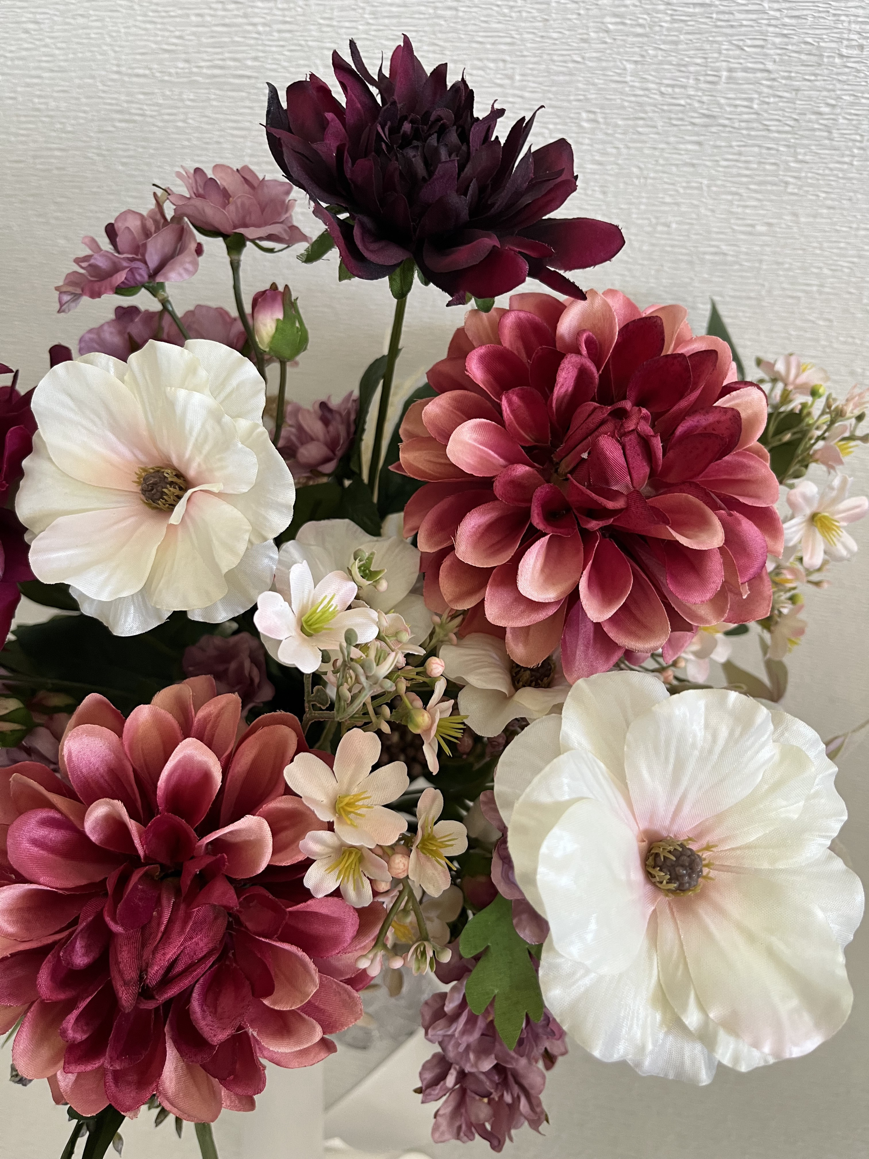 アーティシャルフラワーダリアクラッチブーケ