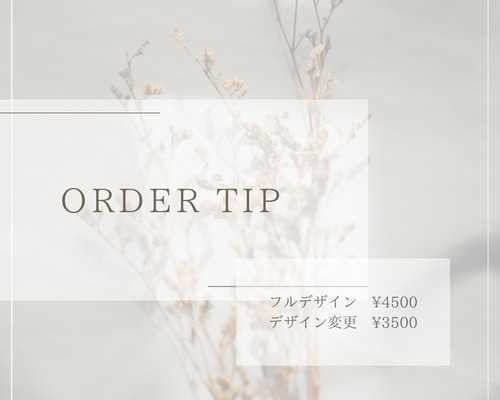 ネイルチップ/オーダーチップ/サイズオーダー/サイズ変更 ネイルチップ