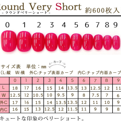 ネイルチップ/オーダーチップ/サイズオーダー/サイズ変更 ネイルチップ