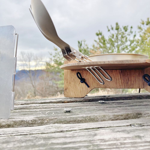 UL 風の山ごはんちゃぶ台 カトラリー収納付◇軽量◇アウトドア