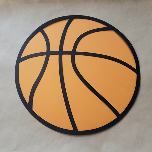 カスタムオーダー＃2】バスケットボール色紙 27 cm メッセージカード