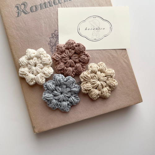 ヘアクリップ フラワー モチーフ ヘアアクセサリー ベビー キッズ