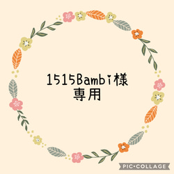 1515Bambi 様専用です☺︎ 1枚目の画像