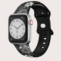 花パターン Apple Watch用バンド 1枚目の画像