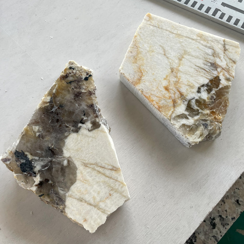 天然大理石端材プレートⓈサイズ 文字入れも可能です！ 表札・ネーム