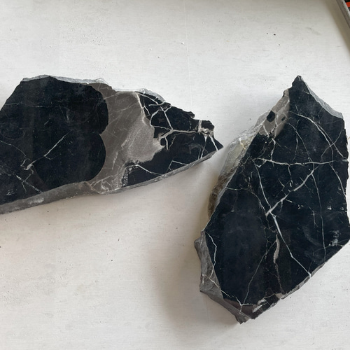 天然大理石端材プレートⓂサイズ 文字入れも可能です！ 表札・ネーム