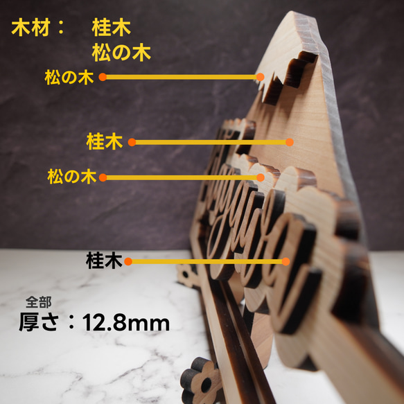玄関や店頭に　名入れウェルカムボード　《富士山》 4枚目の画像