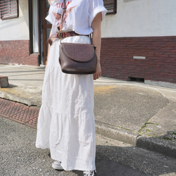 Cutwork Cotton Lace Long Skirt（white） ロングスカート ホワイト 白 カジュアル 3枚目の画像