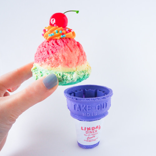 【最終値下げ】LINDA TOKYO♥ファンシー アイスクリーム 小物入れ ICE CREAM CONTAINER/ アイスクリーム の小物入れ その他置物