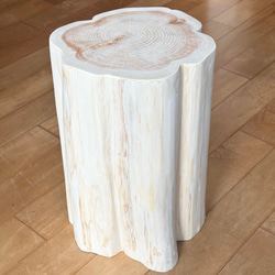 Hinoki  Wood  Stool  No.562 1枚目の画像