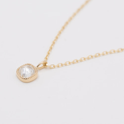 White magnolia Petal Diamond Necklace 1枚目の画像