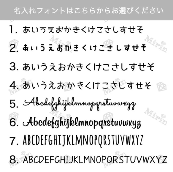 ユニコーンの名入れキーホルダー 4枚目の画像