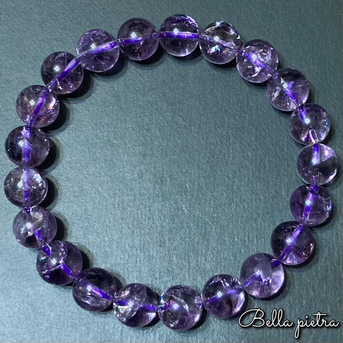 高品質☆希少☆虹入り【ラベンダーアメジスト】10mm 天然石