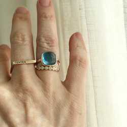 K10[ London blue topazの石言葉 ]ring 1枚目の画像