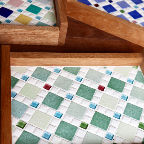 フランスタイルのカフェトレー【B】 お盆・トレイ komako 通販｜Creema  