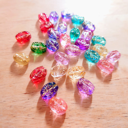 アンティーク　ナガランド　ミックスカラーガラスビーズ　アンティーク　一連　希少品 アンティーク ナガランド ミックスカラーガラスビーズ アンティーク