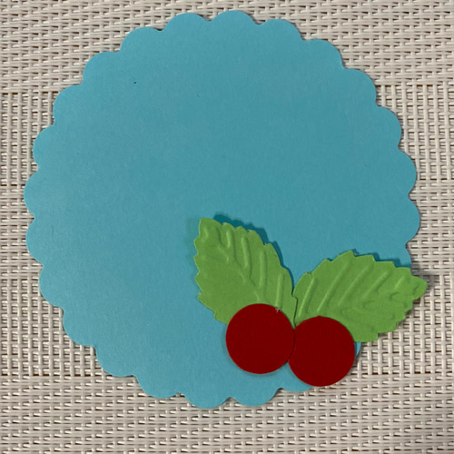 クラフトパンチ クリスマス ヒイラギ 柊 フラワー アルバム素材 手帳