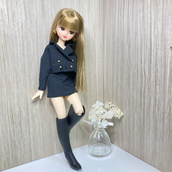 『5年保証』 リカちゃん服 3点セット ジャケット・スカート・ピアス その他 その他