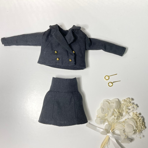 リカちゃん服 3点セット ジャケット・スカート・ピアス その他