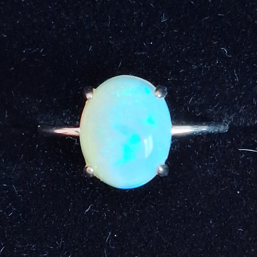 シラーっぽい遊色効果オパールリング 指輪・リング annemo 通販