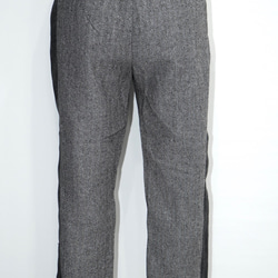 Side Line Herringbone Pants (grey) ロングパンツ グレー 灰色 ストリート 6枚目の画像