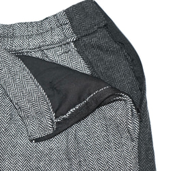 Side Line Herringbone Pants (grey) ロングパンツ グレー 灰色 ストリート 9枚目の画像