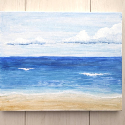 Amazon｜現代アートキャンバス絵画抽象的な海面カラフルな石の壁