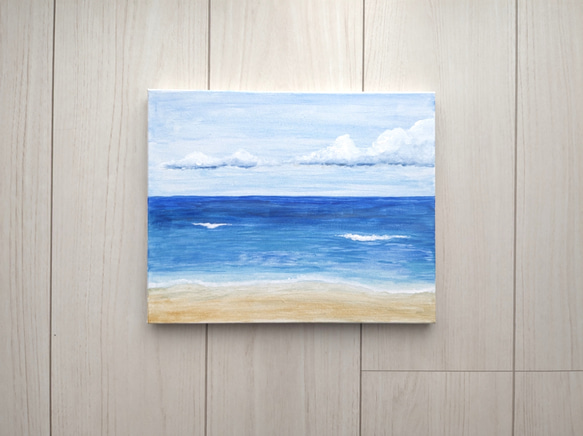 キャンバスアート 原画 「空と海」 絵画 KIKO 通販 17206113
