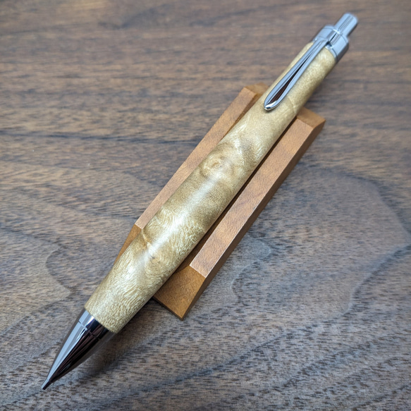 新作】マーブルウッド シャープペンシル No.385 ペン・筆記用具 工房