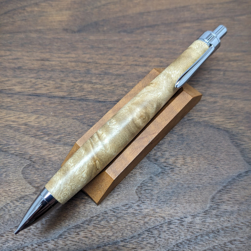 新作】マーブルウッド シャープペンシル No.385 ペン・筆記用具 工房