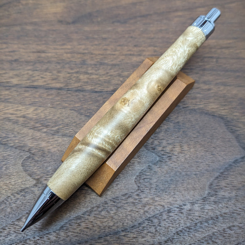 新作】マーブルウッド シャープペンシル No.385 ペン・筆記用具 工房