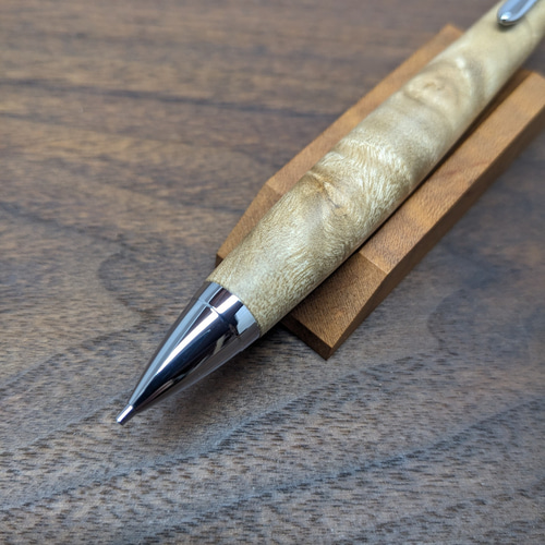新作】マーブルウッド シャープペンシル No.385 ペン・筆記用具 工房