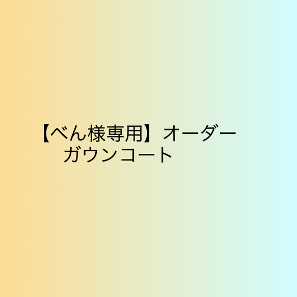 【べん様専用】オーダー 1枚目の画像