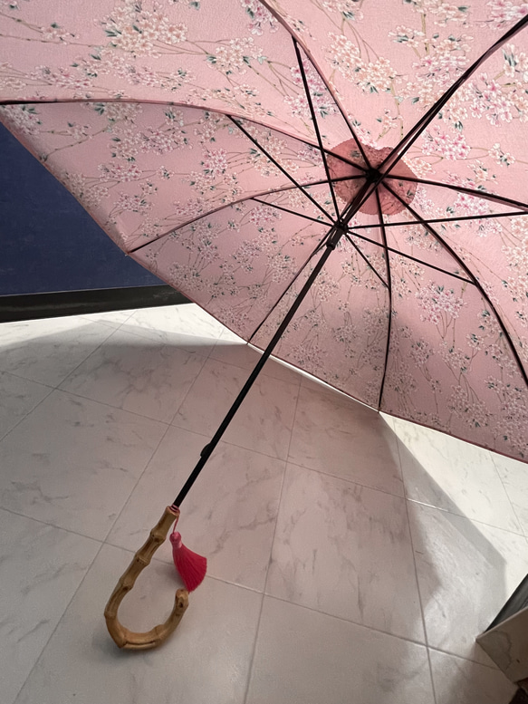 手作り日傘　どうにでも なると見上げる桜かな 11枚目の画像